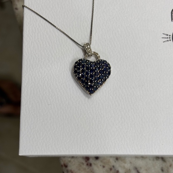 Sapphire and Diamonds Necklace - Picture 8 of 12